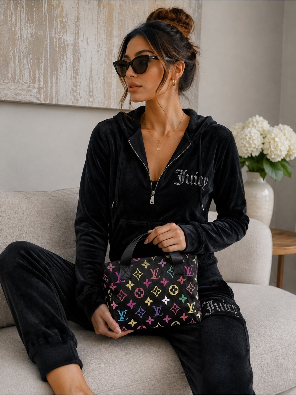 Colorful Monogram Mesh Mini Bag – New